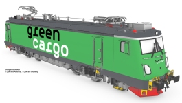 ACME 69209 - H0 - 2-tlg. Set E-Lok (ein Dummy), Green Cargo, Ep. VI - DC-Sound
